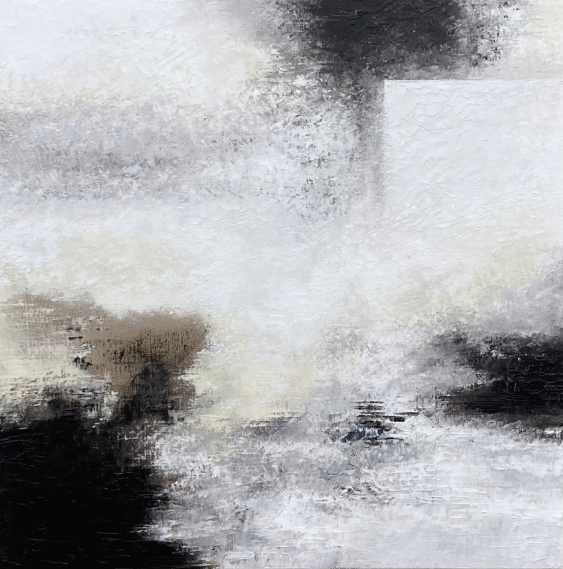 Christine Lance - Peinture à l'huile abstraite intitulée "Yepa"