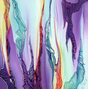 L'REV - Evelyne LABADENS-ROBIN - Peinture abstraite - Éclats de rêves - 98