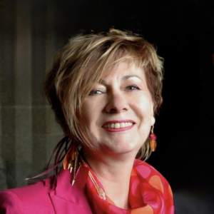 Portrait de l'artiste peintre L'REV - Evelyne LABADENS-ROBIN